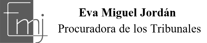 Logotipo Eva Miguel Procuradora de los Tribunales